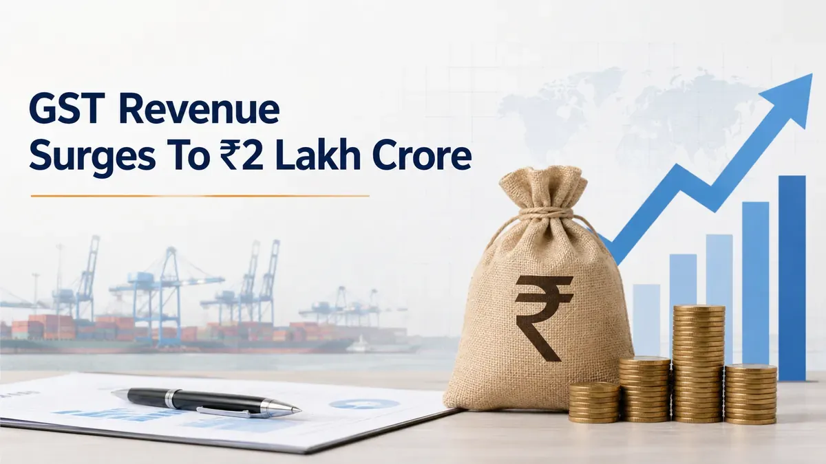 GST Revenue Surges To ₹2 Lakh Crore In March 2026 On Strong Import Tax Collections