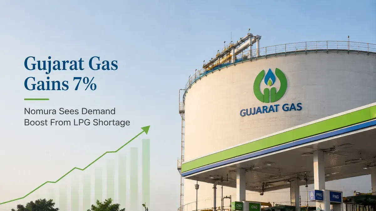 Gujarat Gas Gains 7%: Nomura Sees Demand Boost From LPG Shortage