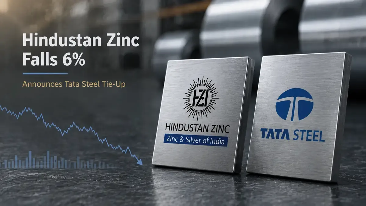 Hindustan Zinc Falls 6%; Announces Tata Steel Tie-Up
