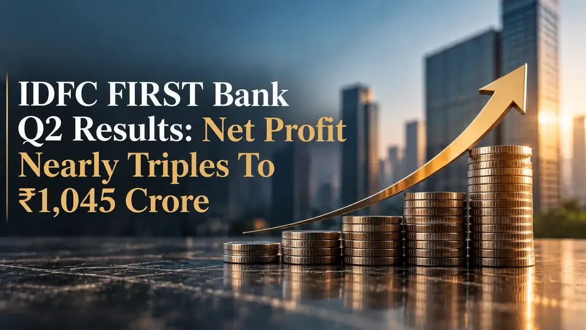 idfc first bank q2 results net profit income asset quality IDFC FIRST Bank Q2 FY27 Results: Net Profit Nearly Triples To ₹1,045 Crore As Income Rises And Asset Quality Improves