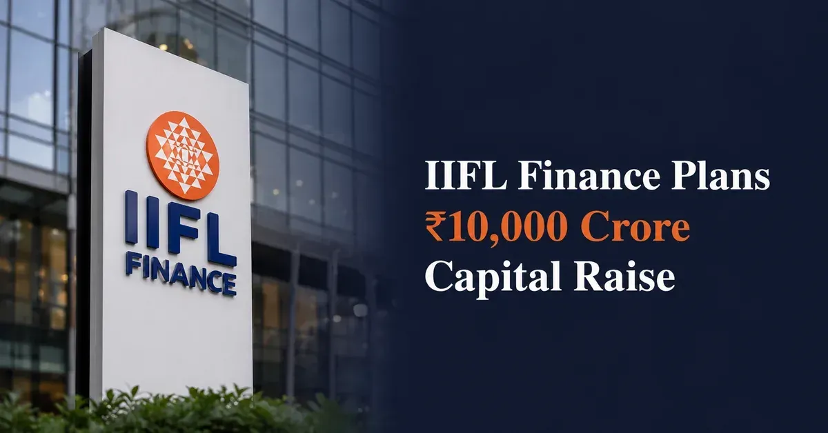IIFL Finance Plans ₹10,000 Crore Capital Raise; Board Approves Higher Borrowing Limits