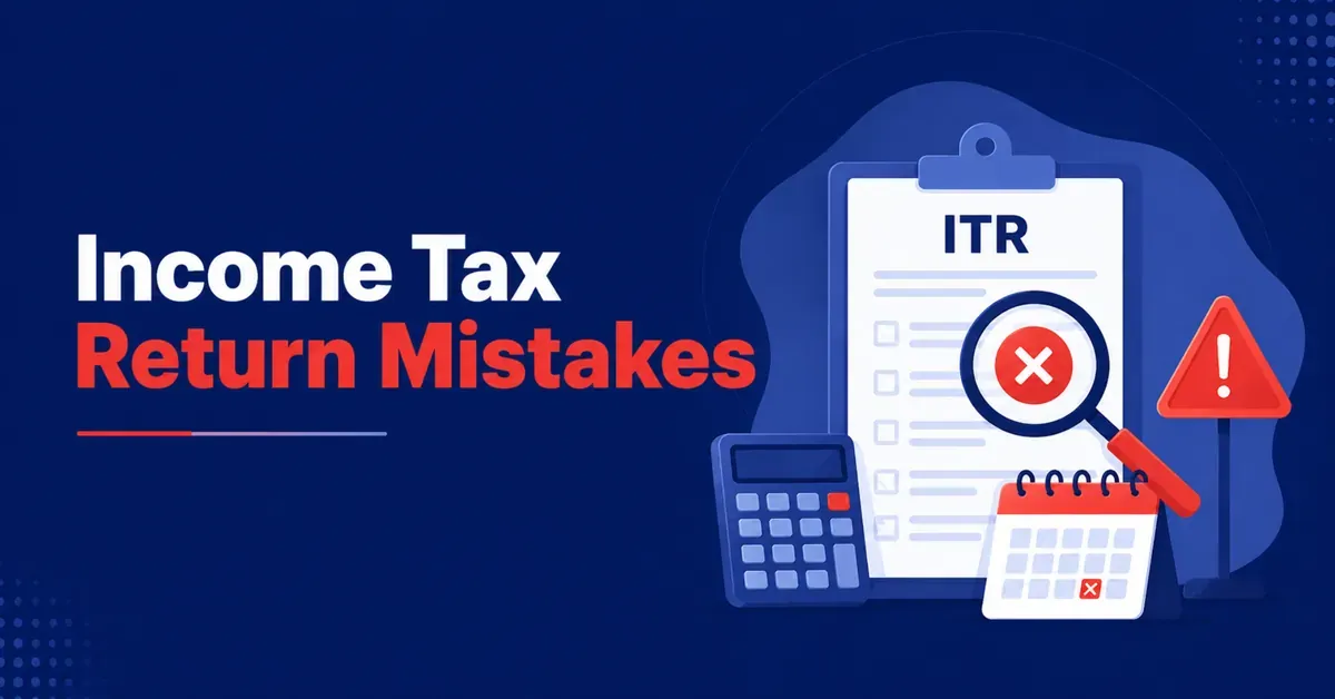 ITR Filing Mistakes: Common Errors to Avoid While Filing Income Tax Returns ITR Filing Mistakes: Common Errors to Avoid While Filing Income Tax Returns