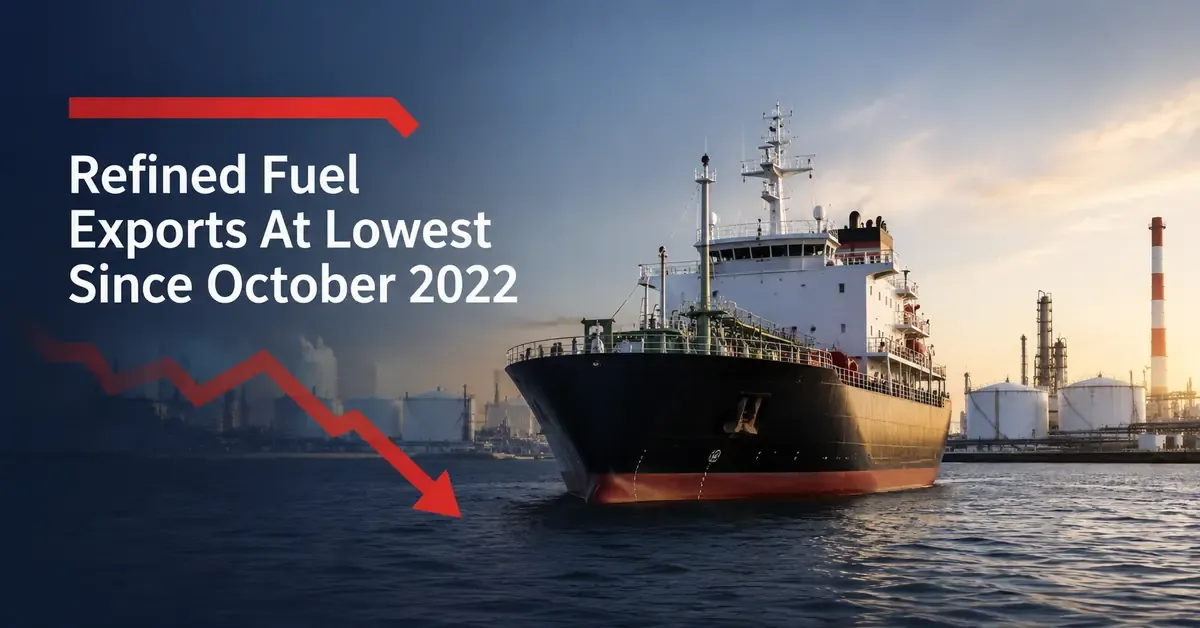 india-refined-fuel-exports-lowest-level-since-october-2022 india-refined-fuel-exports-lowest-level-since