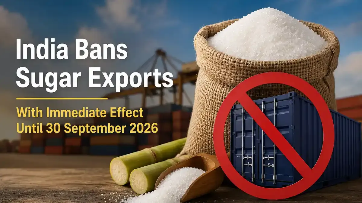 india-sugar-export-ban-may-2026-domestic-supply-shortage india-sugar-export-ban-may-2026-domestic