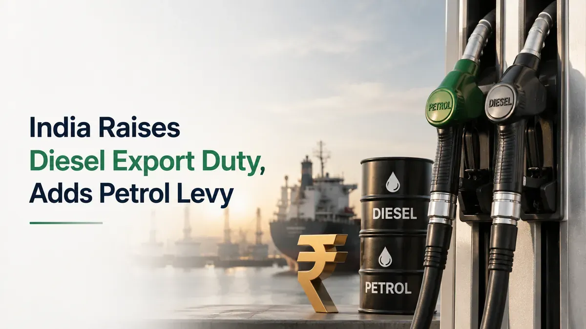 india diesel export duty petrol atf levy India Raises Diesel Export Duty, Adds Petrol Levy; ATF Duty Cut