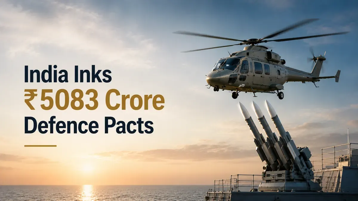 India Inks ₹5,083 Crore Defence Pacts For ALH Mk-III Helicopters And Shtil Missiles