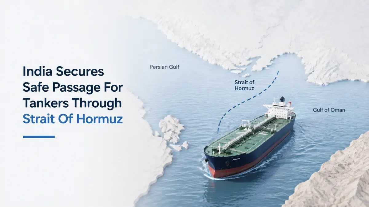 India Secures Safe Passage For Tankers Through Strait Of Hormuz 