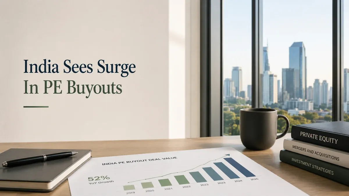 India Sees Surge in PE Buyouts; Deal Value Jumps 52% As Investors Shift to Control Deals