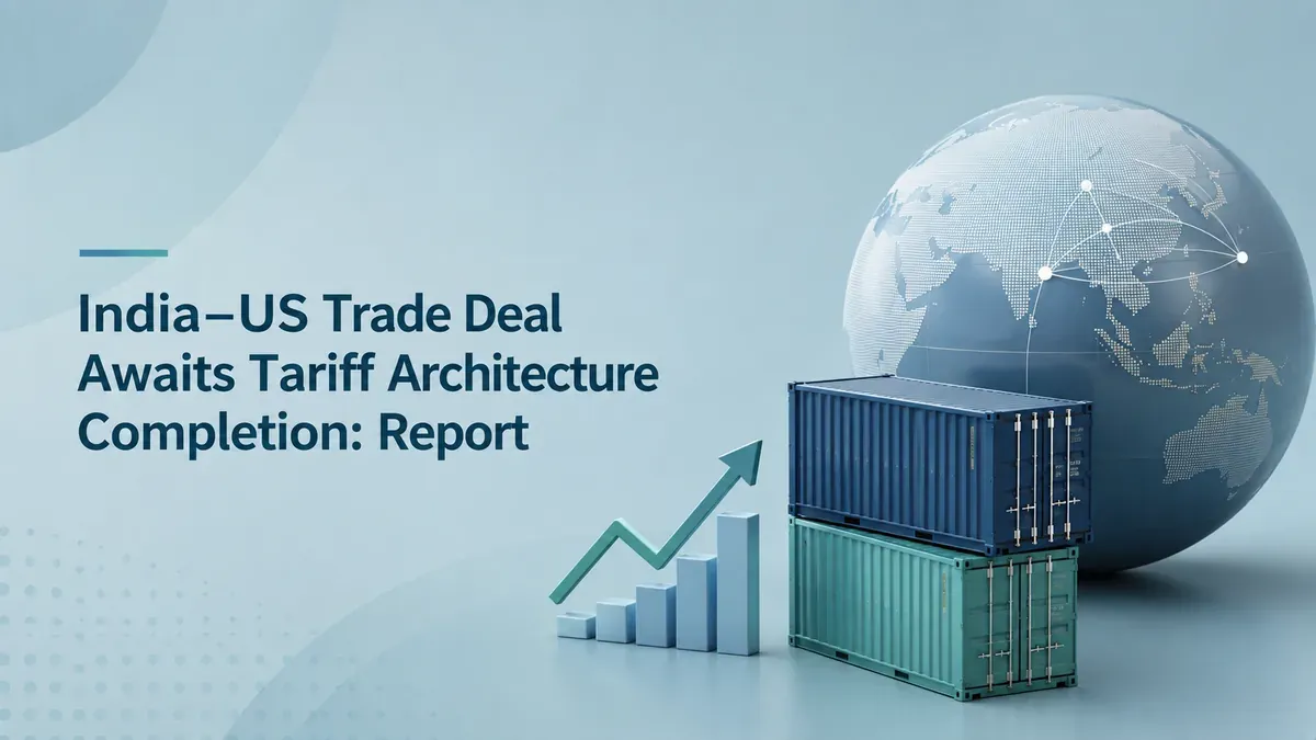 India–US Trade Deal Awaits Tariff Architecture Completion: Report 