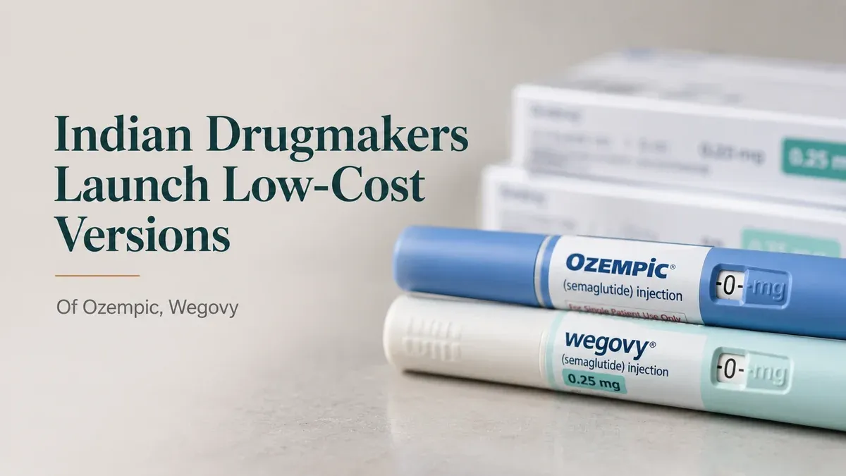 India Launches Cheap Ozempic, Wegovy Generics