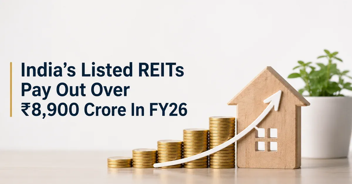 India’s Listed REITs Pay Out Over ₹8,900 Crore to Unitholders In FY26