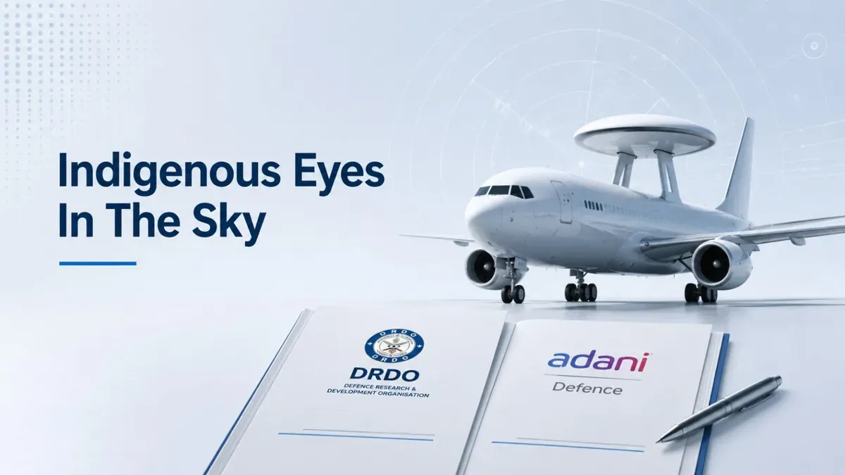 DRDO And Adani Sign Deal For Six Surveillance Aircraft Targeting 2032 Induction