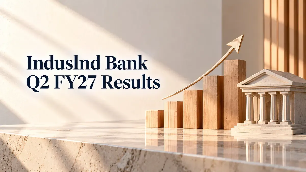 IndusInd Bank Q2 FY27 Results: Profit Reached ₹1,242 Crore And Gross NPA Fell To 2.73%; Shares Ended The Day In Red