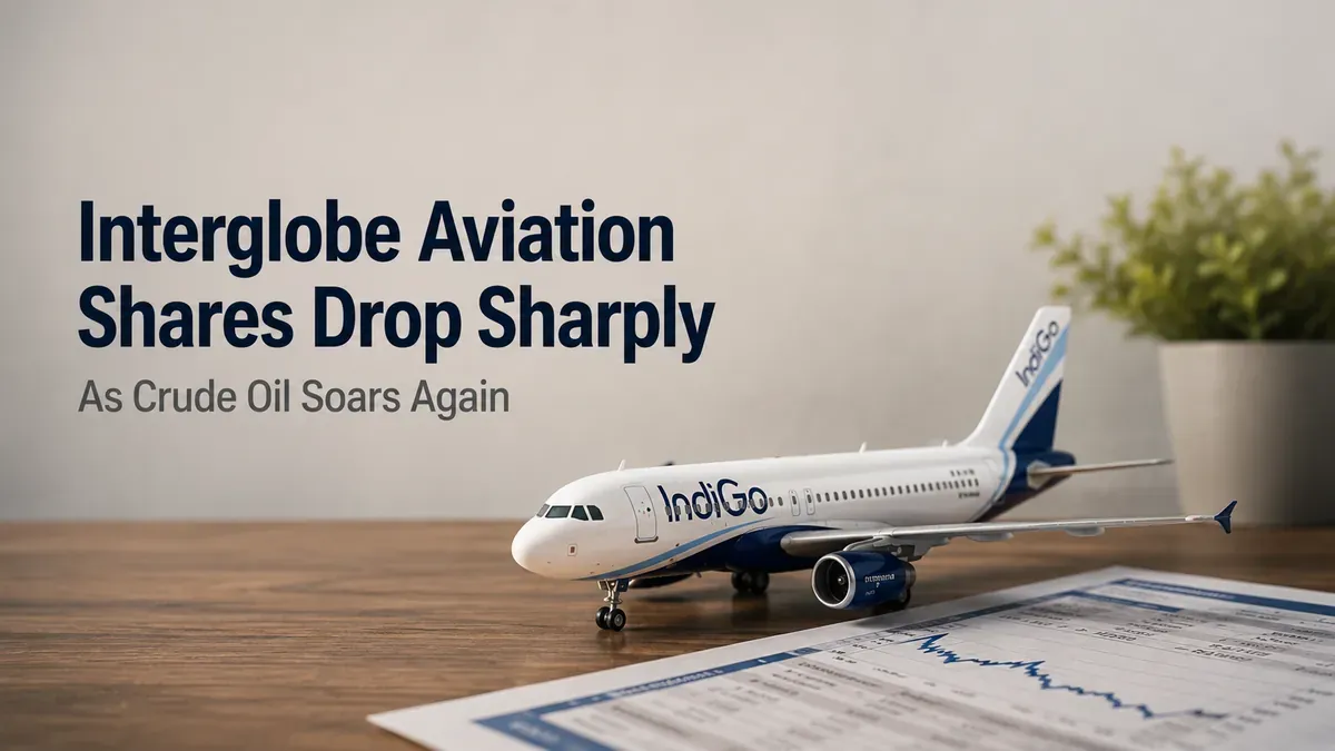 Interglobe Aviation Shares Drop Sharply As Crude Oil Soars Again