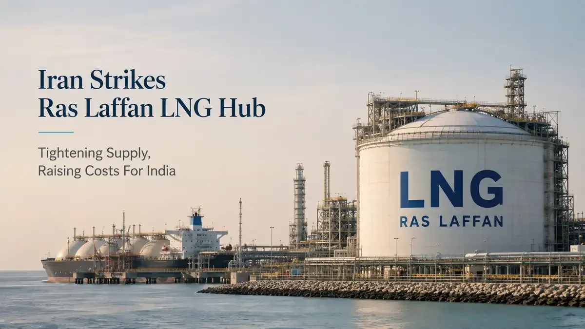Iran Strikes Qatar’s Ras Laffan LNG Hub, Tightening Supply And Raising Costs For India 