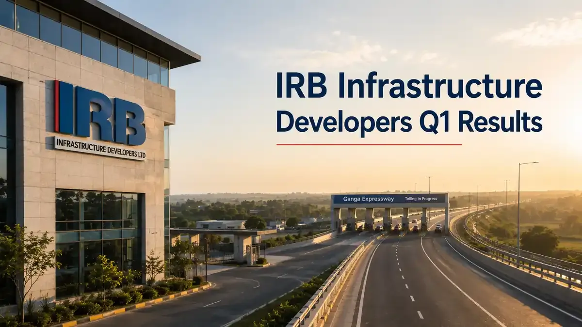 Irb infrastructure developers q1 profits rise 51 percent june quarter results IRB Infrastructure Developers Q1 FY27 Profit Rose 51%; Toll Revenue Up 14%