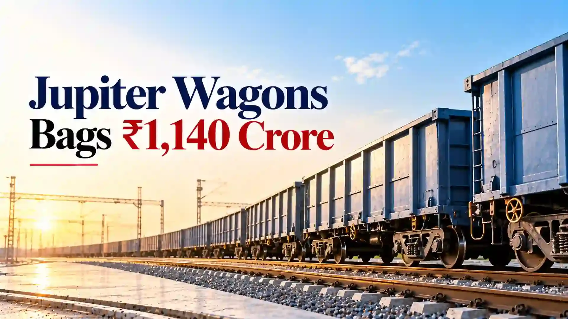 Jupiter Wagons Bags ₹1,140 Crore Railways Order; Expects ₹2,000 Crore Q4 Inflows