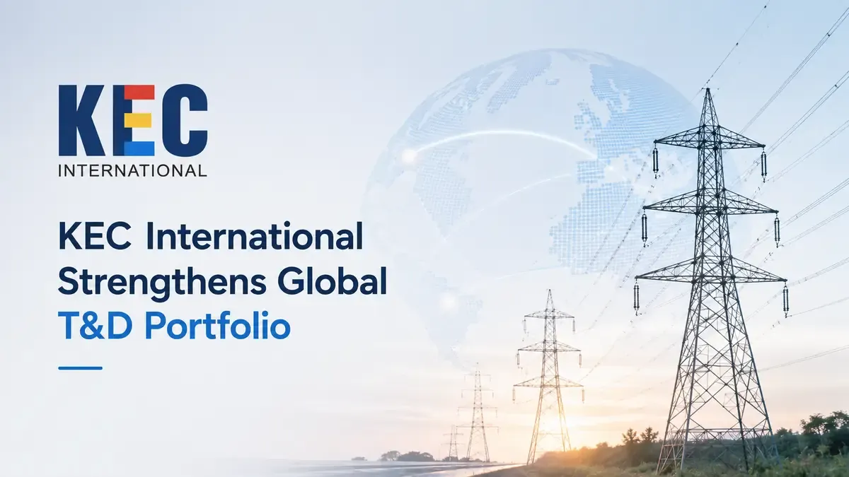 KEC International Strengthens Global T&D Portfolio With ₹1,476 Crore Orders