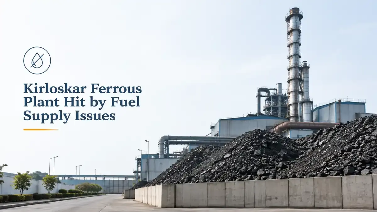 kirloskar-ferrous-plant-hit-by-fuel-supply-issues kirloskar-ferrous-plant