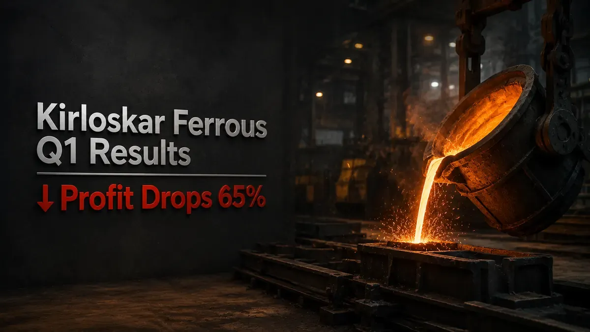 kirloskar ferrous q1 fy 27 results revenue rs 1772 crore Kirloskar Ferrous Q1 FY 2026-27 Results