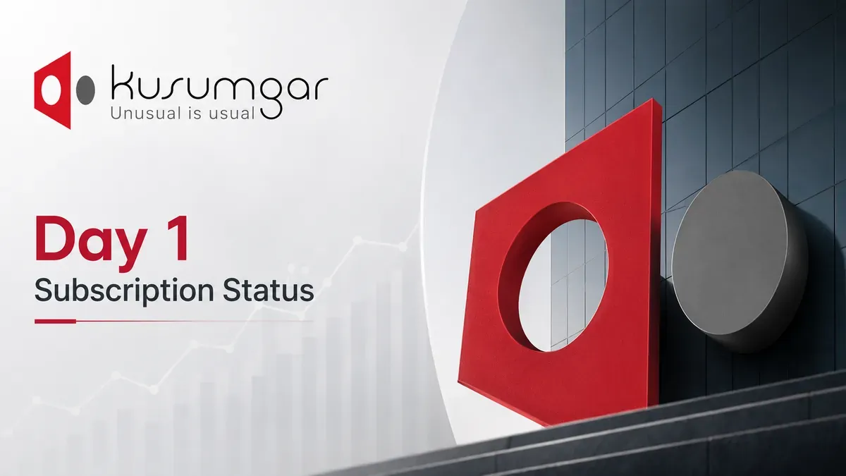 Kusumgar IPO Subscription Day 1status Kusumgar IPO Subscription Status Day 1: IPO Fully Subscribed Within Two Hours