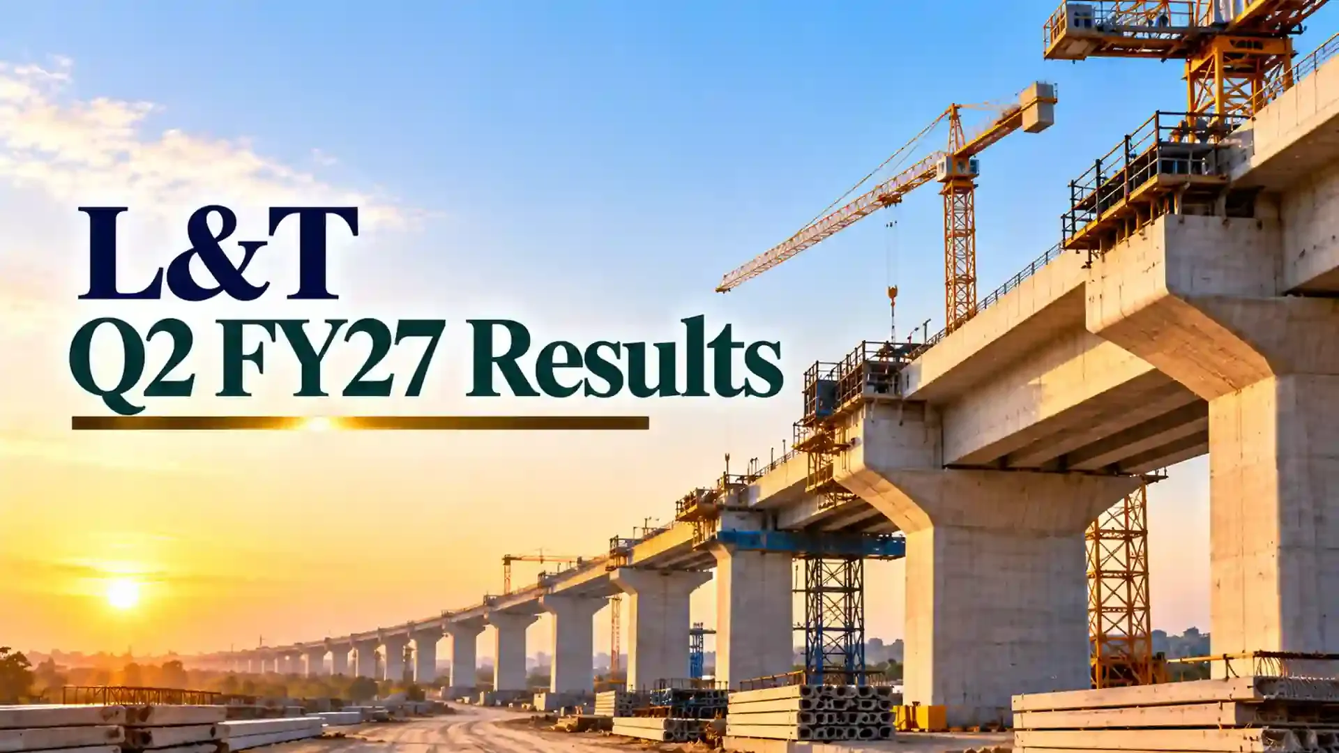 lt q2 fy 27 results share price in focus L&T Q2 FY27 Results: Profit Rises 33% As Record Order Inflows Reach ₹1.48 Lakh Crore And Revenue Grows