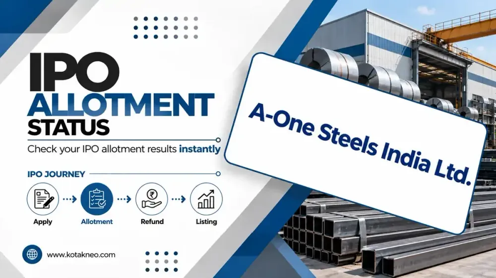 A-One Steels India IPO Allotment Status A-One Steels India IPO Allotment Status Online Check on Bigshare Services, NSE & BSE Platform for all Investors