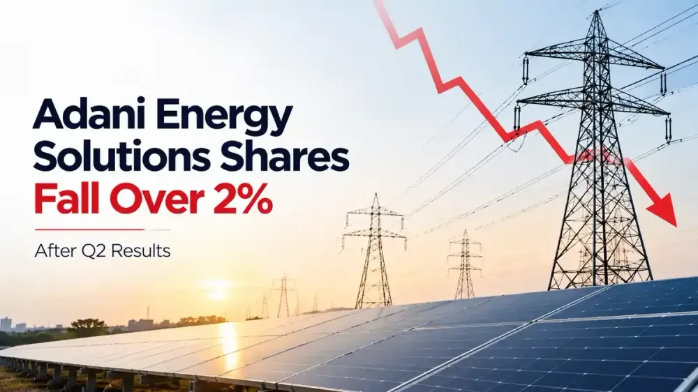 adani energy solutions share price in focus as q2 fy27 revenue jumps and tax write back lifts profit Adani Energy Solutions Shares Fall Over 2% After Q2 Results; Revenue Rises 53% And Tax Write-Back Lifts Profit