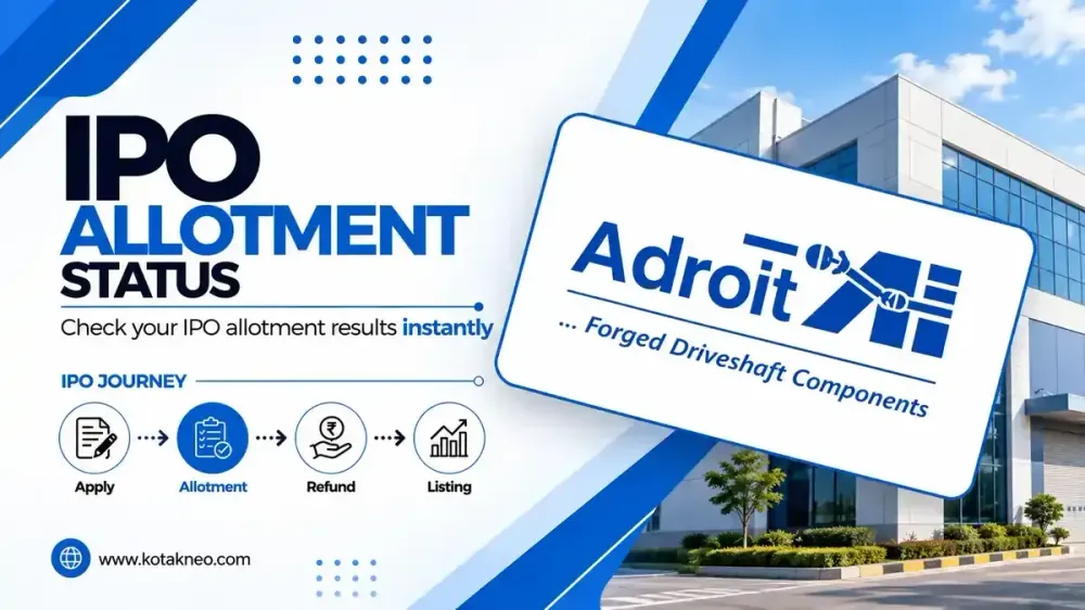 Adroit Industries India IPO Allotment Status Online Check on Bigshare Services, NSE & BSE Platform for all Investors Adroit Industries India IPO Allotment Status Check Online