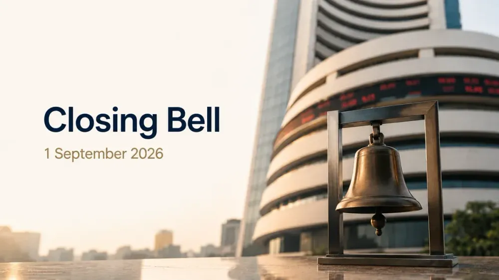 closing bell 1 september 2026 Closing Bell, 1 September 2026: Sensex Falls Over 500 Points From Day’s High, Nifty Also Declines