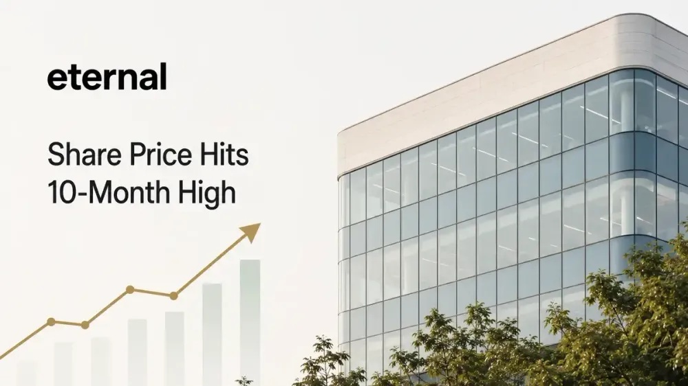 eternal share price hits 10 month high Eternal Share Price Hits 10-Month High