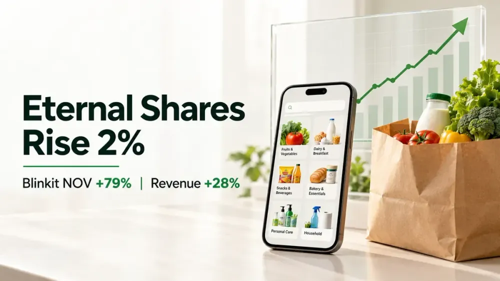 why is eternal share price rising today Eternal Share Price Rises 2% After Q2 Results