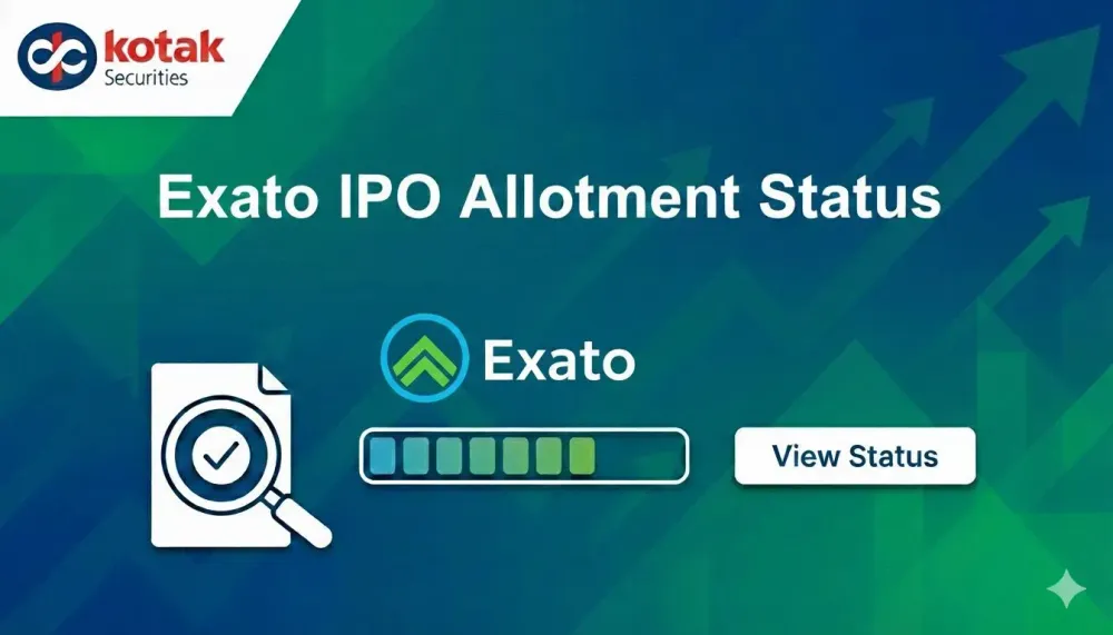 Exato Technologies IPO Allotment Status: Here’s How to Check Allotment Online Exato Technologies IPO Allotment Status