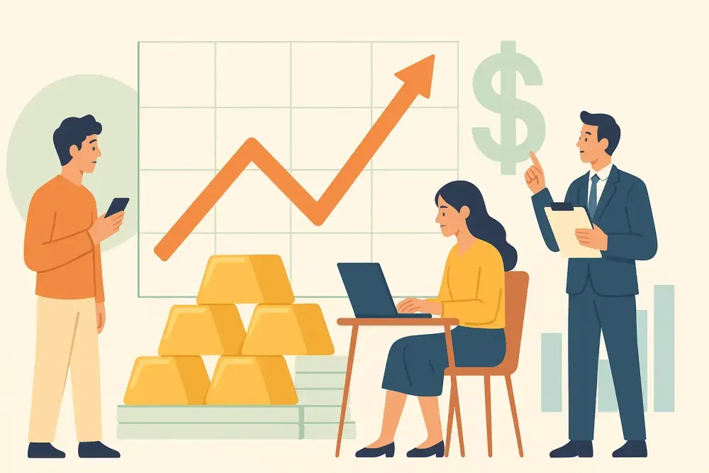 Gold Climbs as Dollar Weakens, Traders Watch Fed and ETF Gold Climbs as Dollar Weakens, Traders Watch Fed and ETF