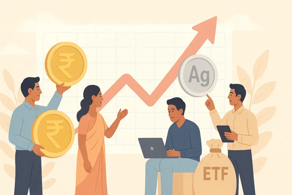 Gold Hits Record $4,060 as Silver Approaches 40-Year High; Indian Investors Flock to Precious Metal ETFs