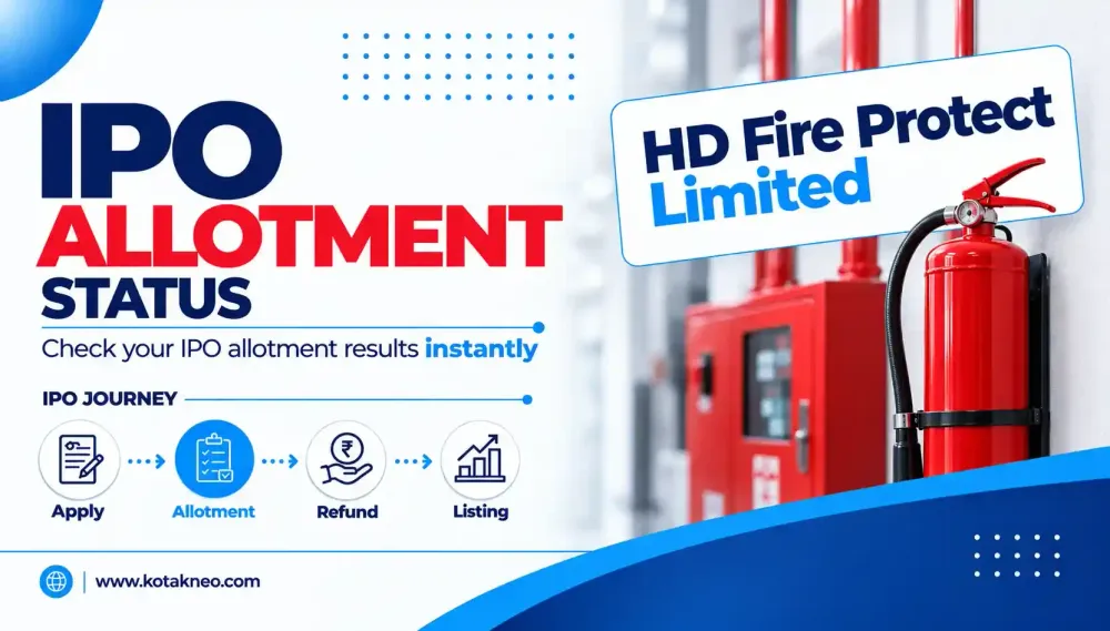 HD Fire Protect IPO Allotment Status Online Check on MUFG Intime India, NSE & BSE Platform for all Investors HD Fire Protect IPO Allotment Status