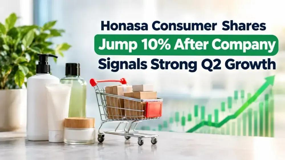 honasa consumer share price q2 business update Honasa Consumer Shares Jump 10% After Company Signals Strong Q2 Growth Across Mamaearth And Newer Brands