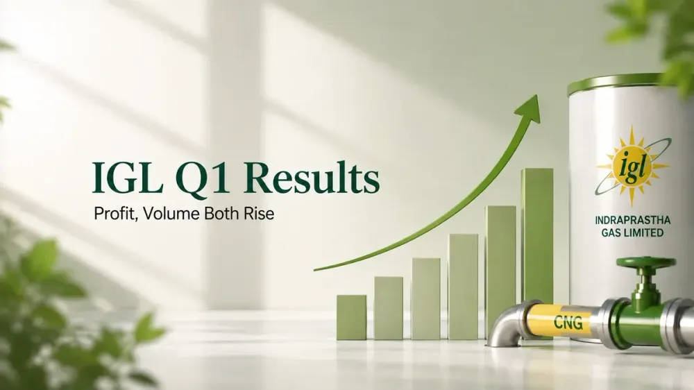 igl q1 fy 2026 27 results profit falls 29 5 percent IGL Q1 FY 2026-27 Results: Profit Falls 29.5%; EBITDA Margin Shrinks To 6.4%