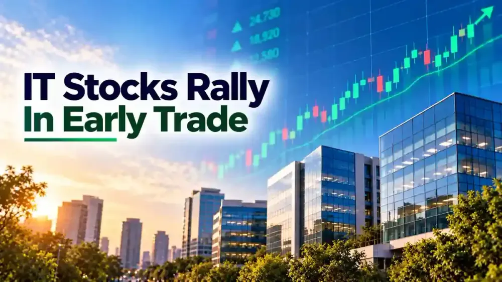 why it stocks are rising today IT Stocks Rally Up To 5% In Early Trade As TCS, HCLTech Results And Strong Dollar Lift Nifty IT Index