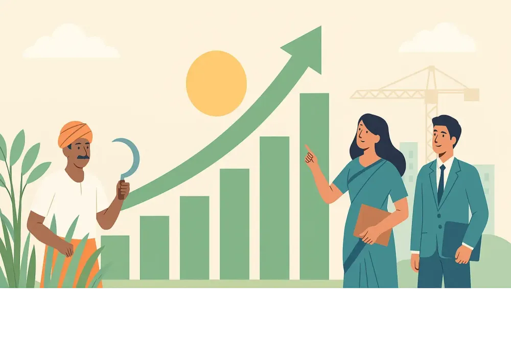 India’s Q2 GDP at 7.3% as Rural Demand and Capex Strengthen India’s Q2 GDP at 7.3% as Rural Demand and Capex Strengthen