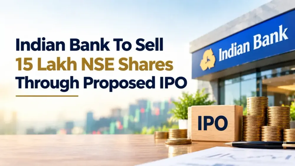 Indian Bank To Sell 15 Lakh NSE