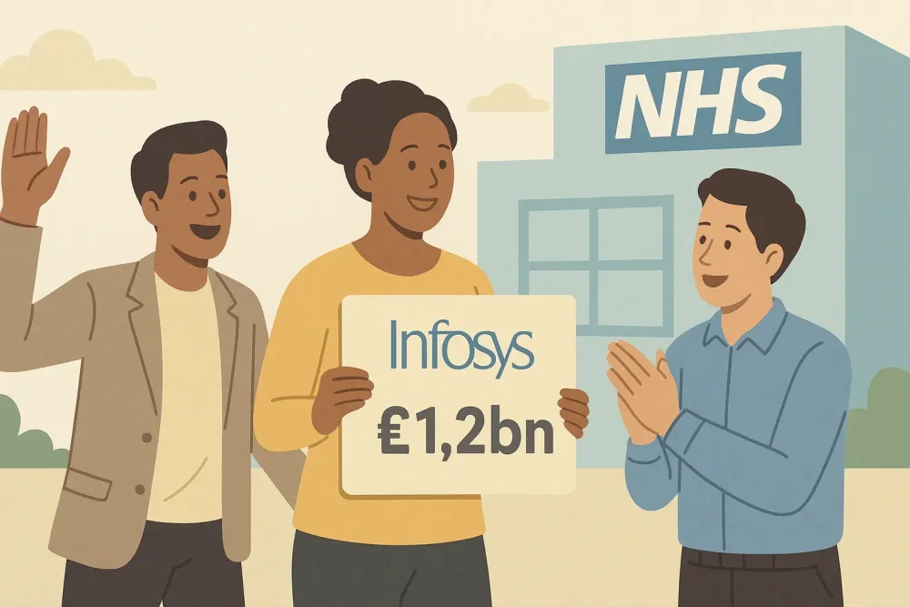 Infosys Secures £1.2 Billion NHS Deal, Signalling Revival in European IT Contracts Infosys Secures £1.2 Billion NHS Deal, Signalling Revival in European IT Contracts