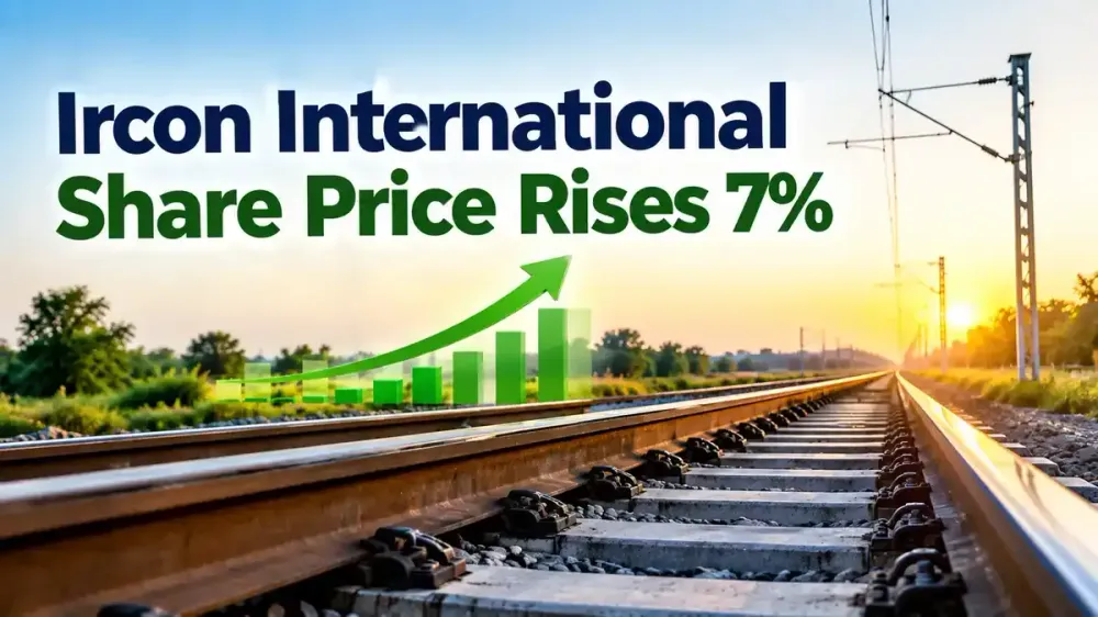 Ircon International Share Price Rises 7% As The Company Bags ₹862-Crore Contract For New Railway Lines