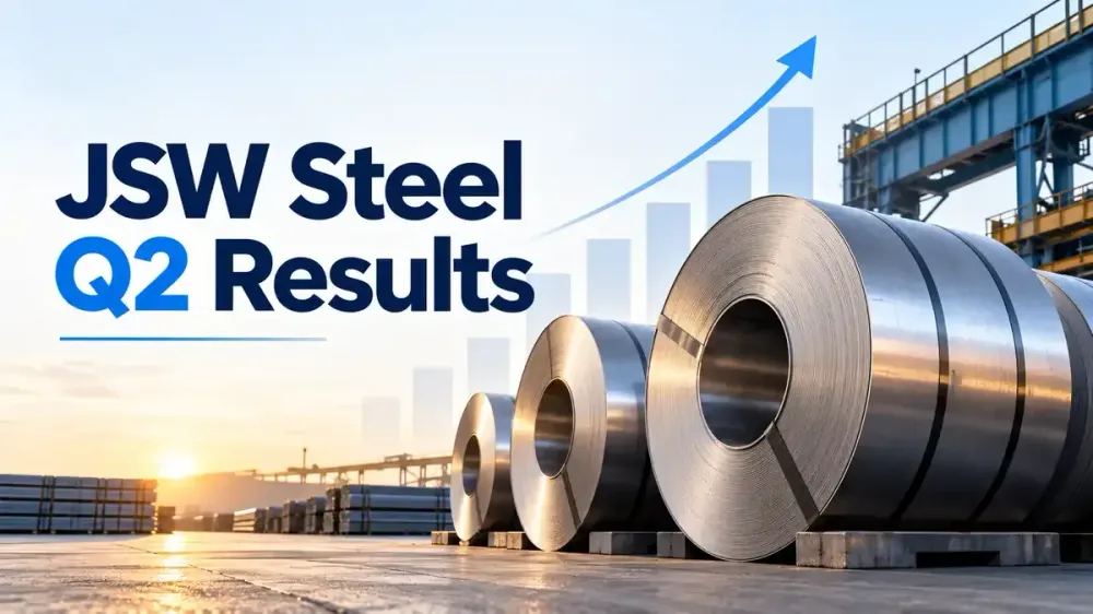 jsw steel q2 profit surges as revenue and sales rise share price in focus JSW Steel Q2 Results: Profit Surges 223%, Revenue Reaches ₹54,486 Crore As Steel Sales Hit Record High; Shares Fall 2.83%