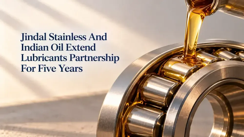 jindal stainless and indian oil renew lubricants partnership for five years Jindal Stainless And Indian Oil Extend Lubricants Partnership For Five Years, Deepen Technical Collaboration