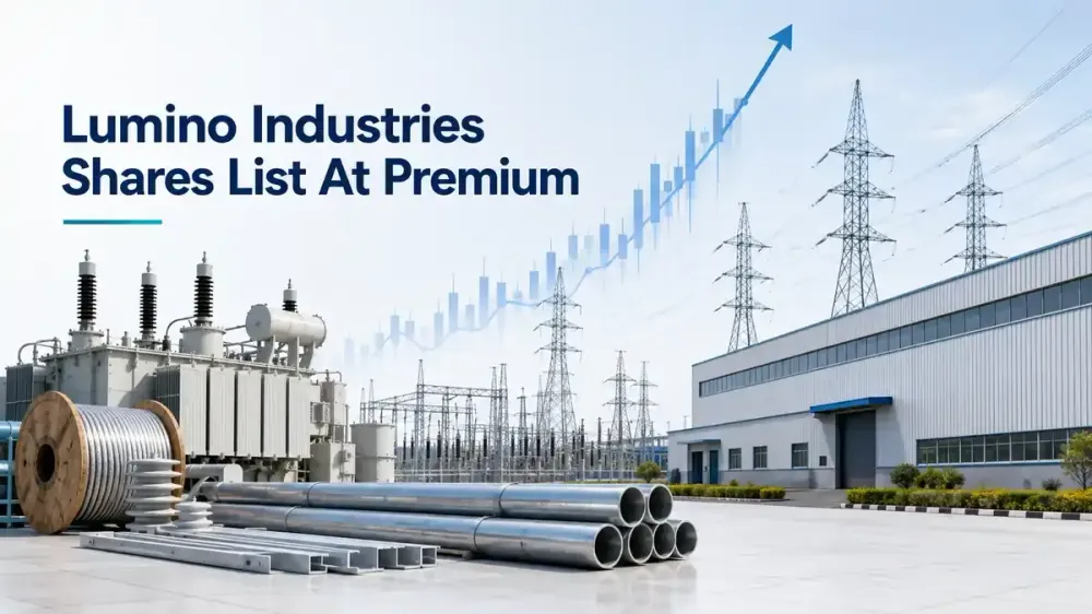 lumino industries shares list at 34 percent premium Lumino Industries Ltd IPO Listing: Shares List At A Premium Of 34%