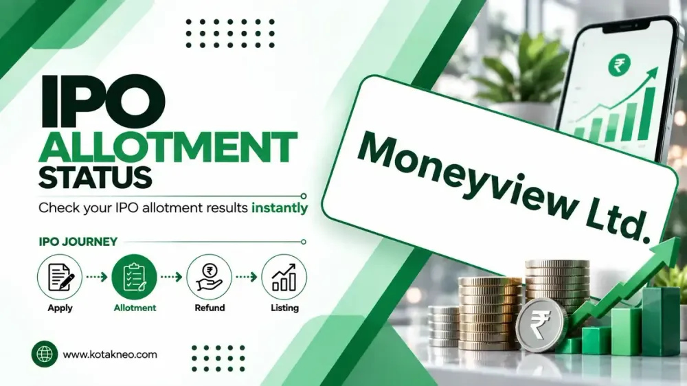 Moneyview IPO Allotment Status Check Online Moneyview IPO Allotment Status Online Check on MUFG Intime, NSE & BSE Platform for all Investors