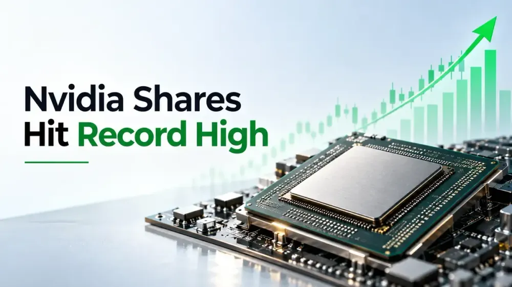nvidia shares rally as ai agent demand and buyback boost stock Nvidia Shares Hit Record High On AI Demand Optimism