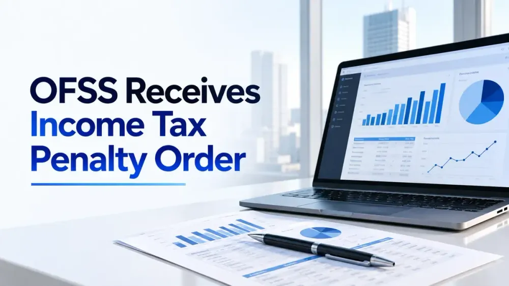 oracle financial services software receives tax penalty order and plans to appeal Oracle Financial Services Software Receives Income Tax Penalty Order; Company To Appeal