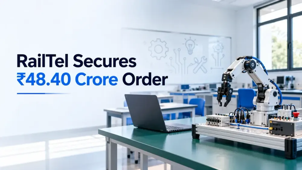 railtel share price rises after 48 40 crore odisha work order RailTel Share Price Rises Nearly 2% After Company Secures ₹48.40 Crore Work Order From Odisha Education Authority
